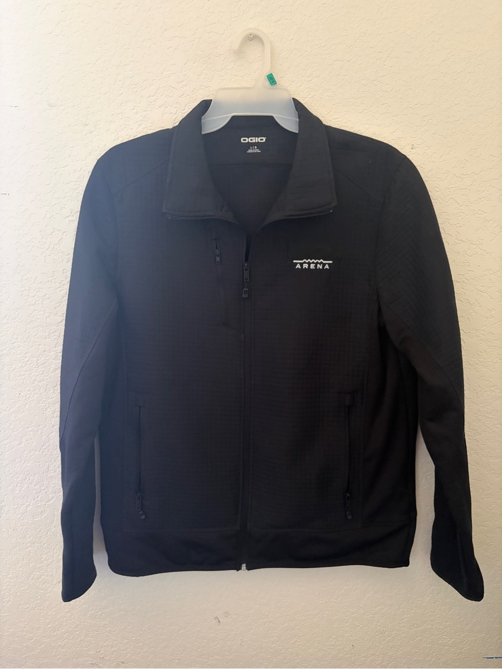 OGIO Black Men's Lightweight Full-Zip Jacket